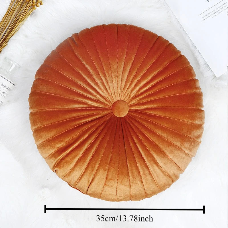 Coussin : Citrouille Nordique, Confort et Style Bonbon