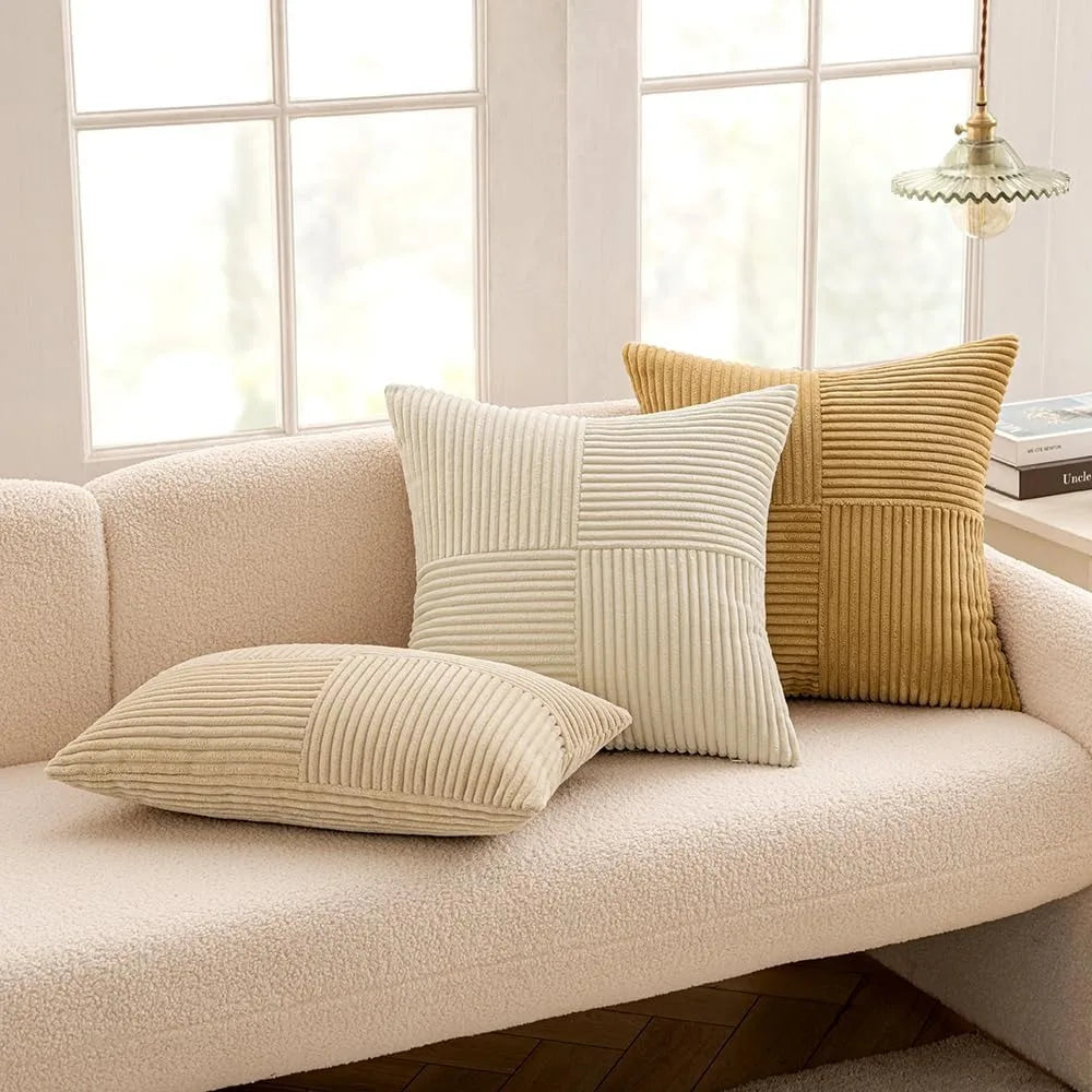Coussin : Housse Velours Orange Brûlé Déco
