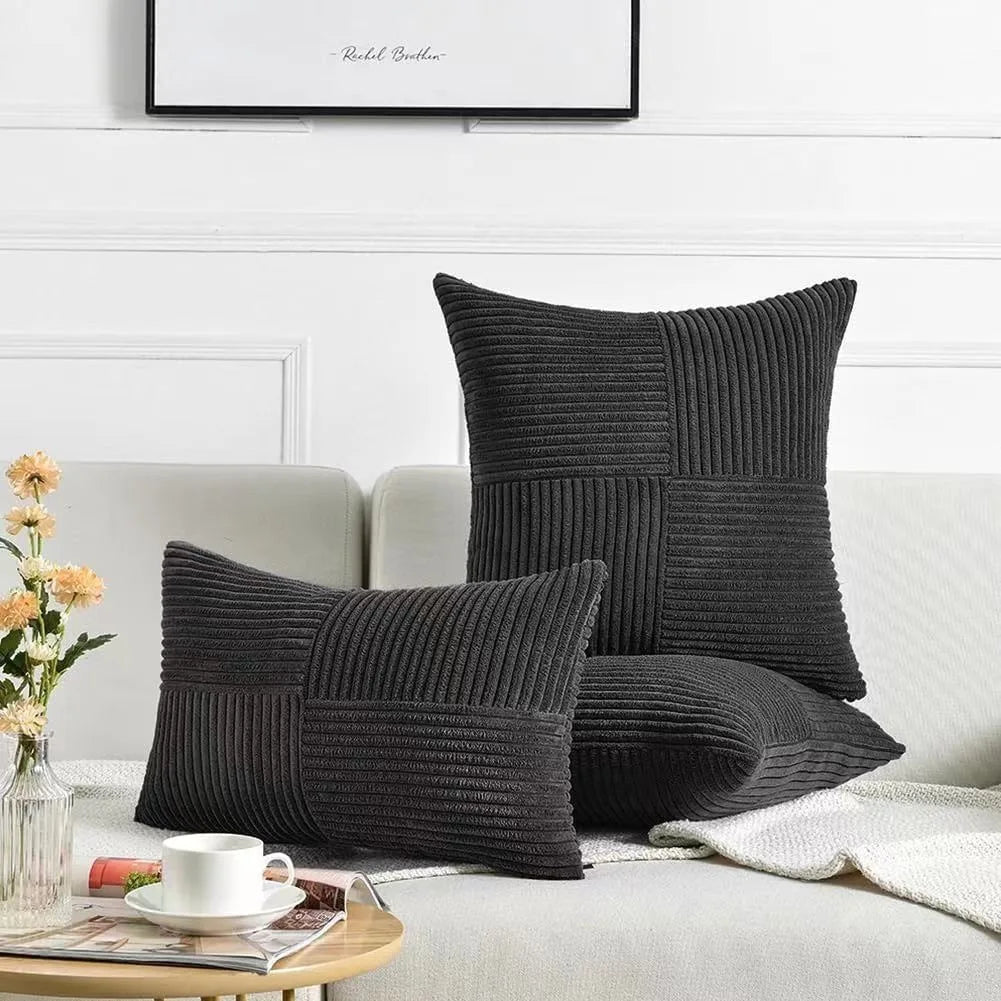 Coussin : Housse Velours Orange Brûlé Déco