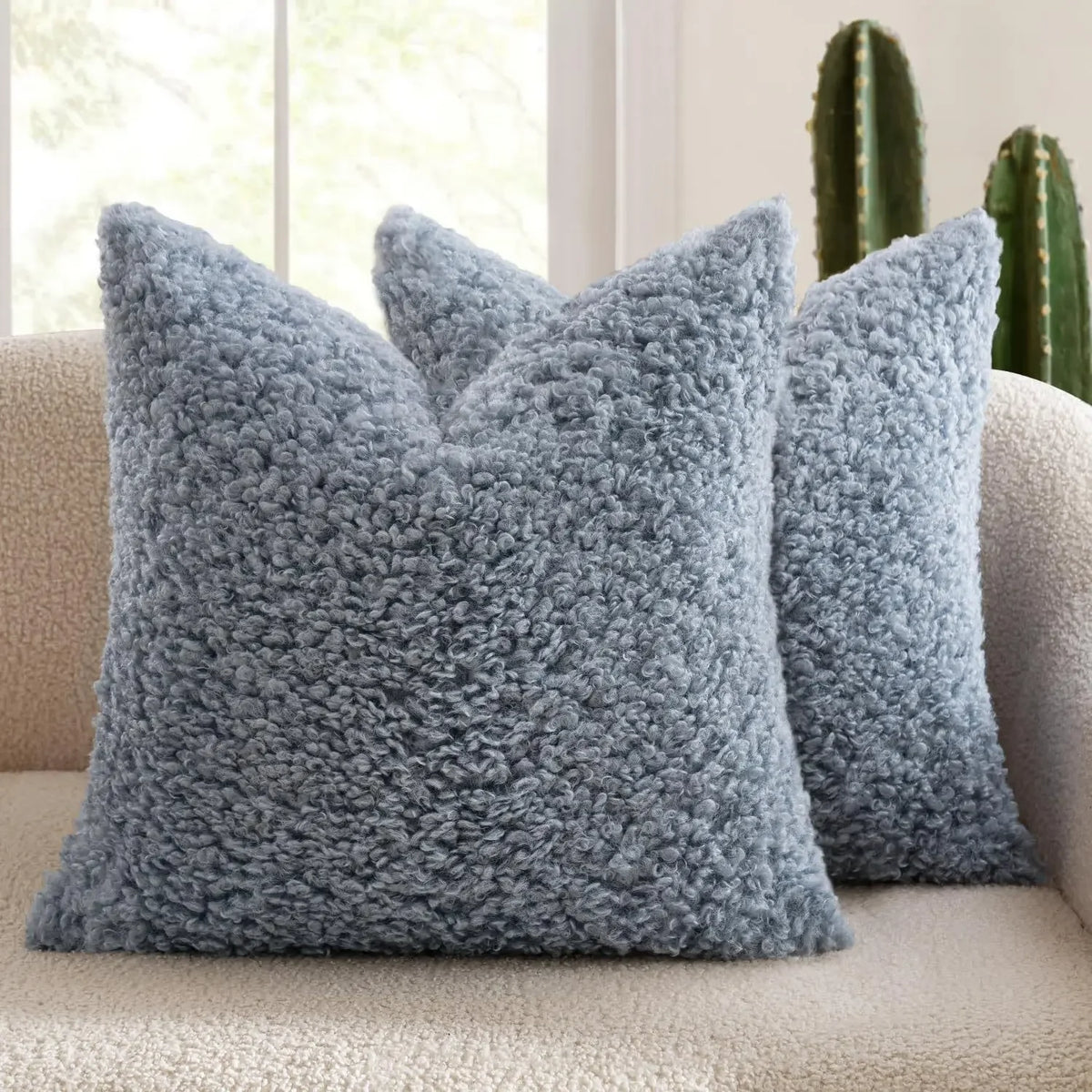 Coussin : Housse Polaire Mouton Douce & Épaisse