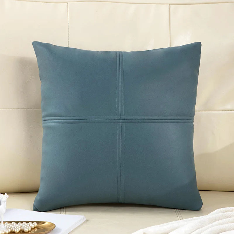Coussin : Luxe Simili Cuir Imperméable Salon