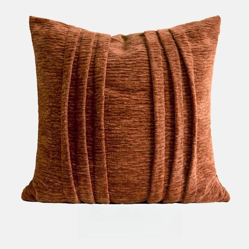 Coussin décoratif : marron, style luxe gaufré