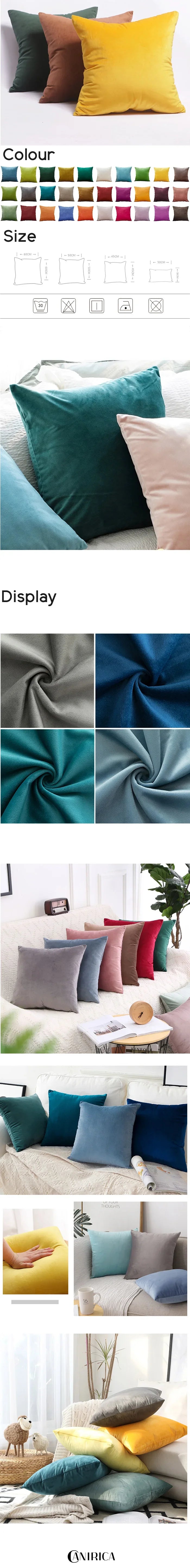 Coussin Velours : Housse Douce Déco Nordique