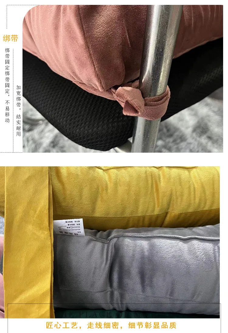 Coussin Tatami : Velours Côtelé Moelleux Épais