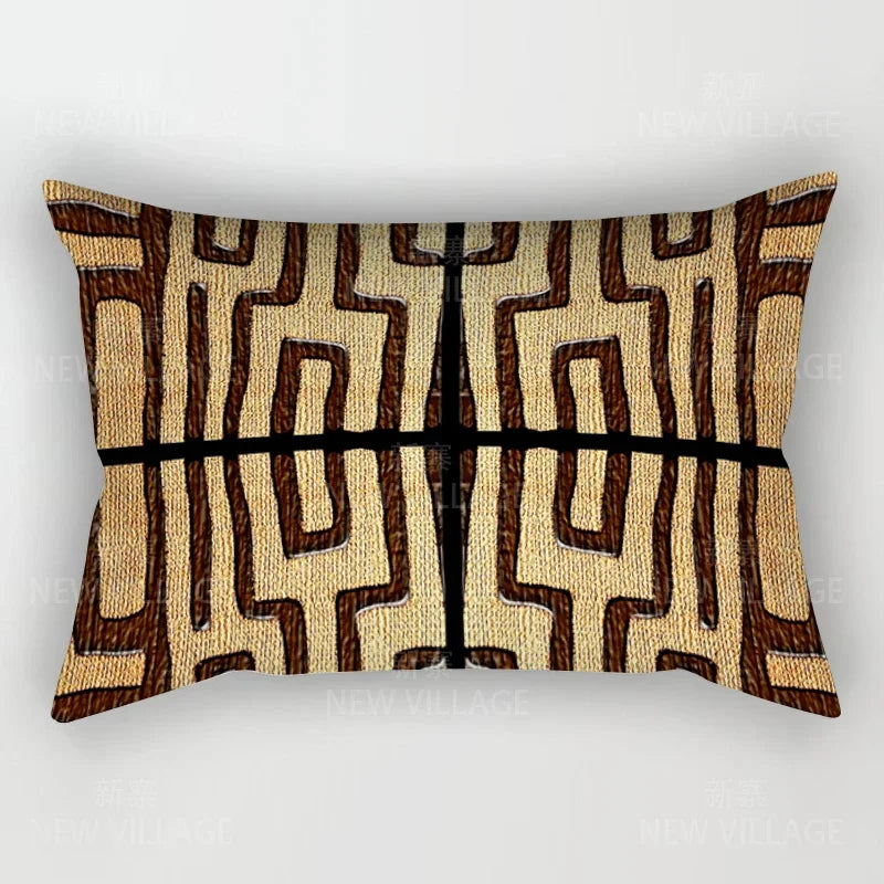 Coussin Déco : Housse Nordique Bohème Automne