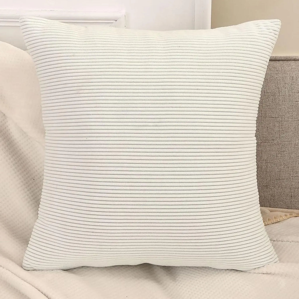 Coussin Déco : Velours Côtelé Personnalisable & Doux