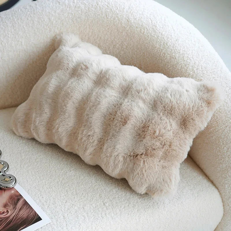 Coussin : Élégance Française, Marron Luxueux