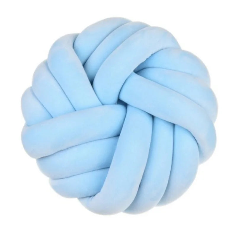 Coussin Rond – Velours Tressé, Confort Design