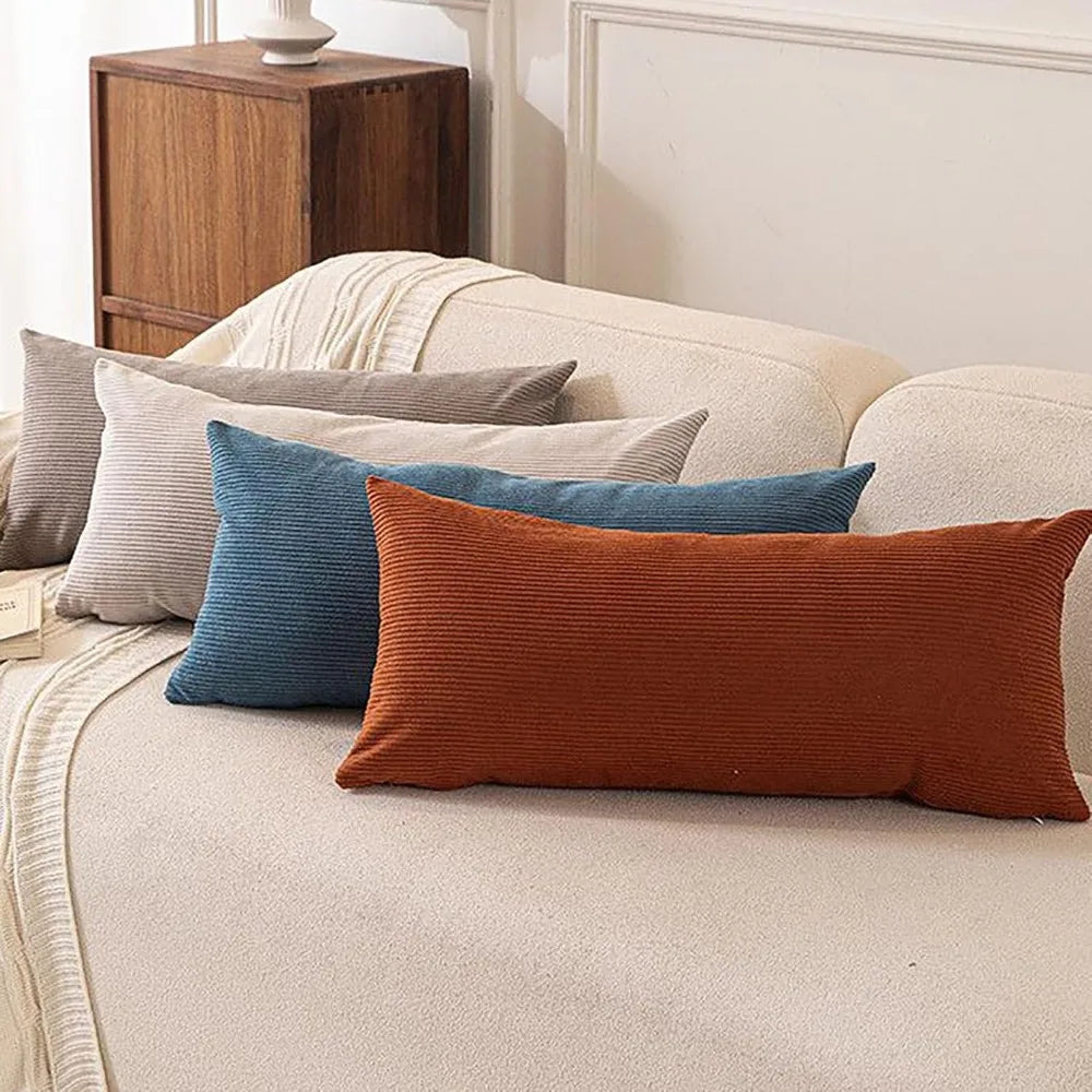 Coussin Déco : Velours Côtelé Personnalisable & Doux