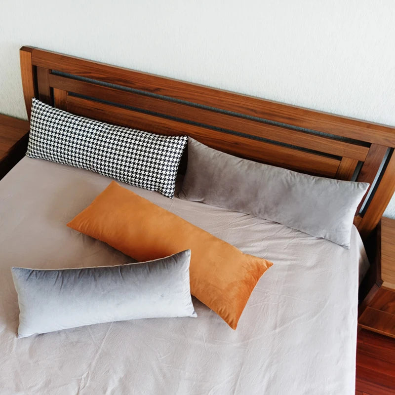 Coussin velours : Housse décorative rectangulaire