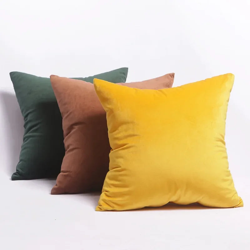 Coussin Velours : Housse Douce Déco Nordique