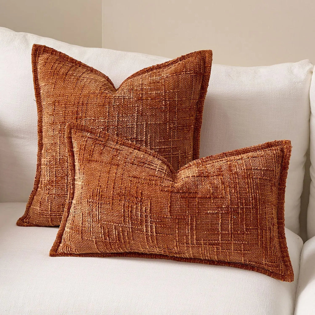 Coussin : Housse Chenille Épaisse & Confortable