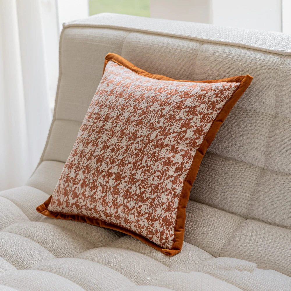 Coussin Déco : Housse Chenille Jacquard 45x45cm