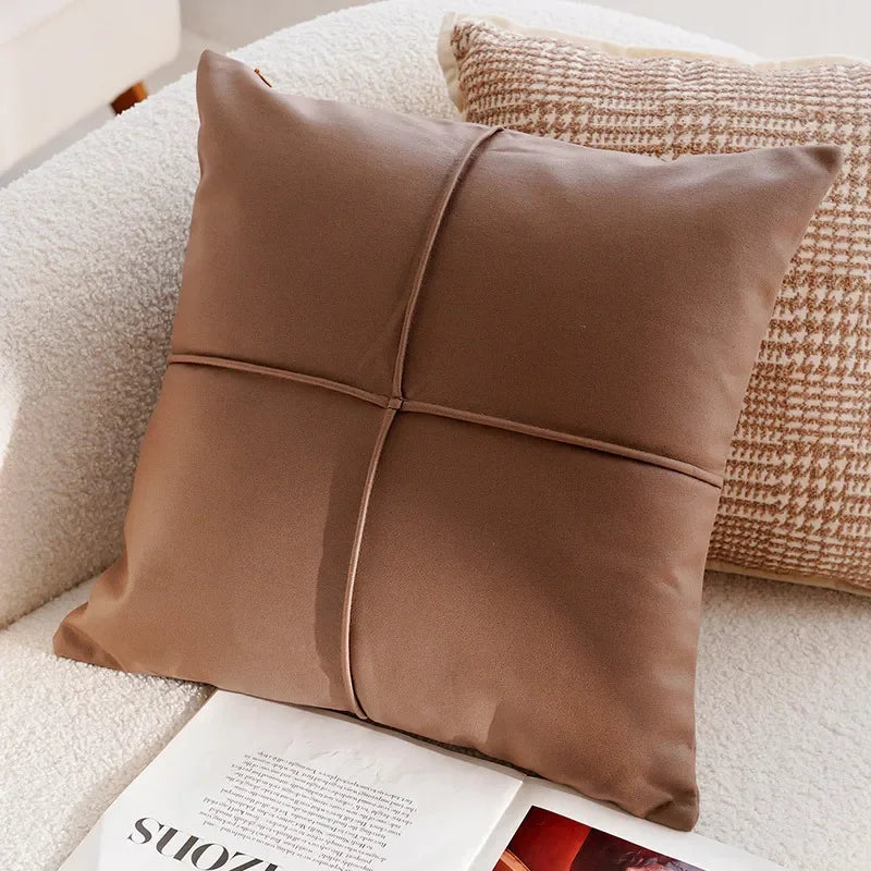 Coussin : Housse Rétro Crème pour Canapé
