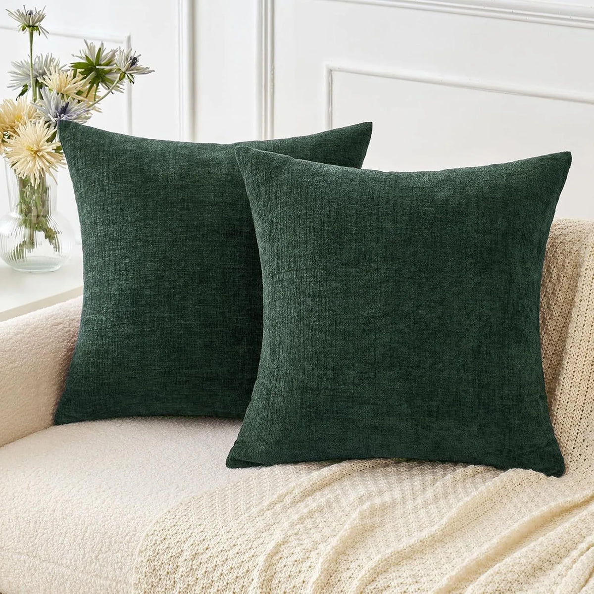 Coussin – Housse Décorative Géométrique Orange