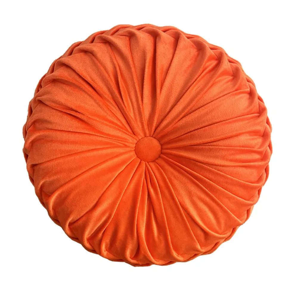 Coussin décoratif : citrouille, idéal canapé et sol