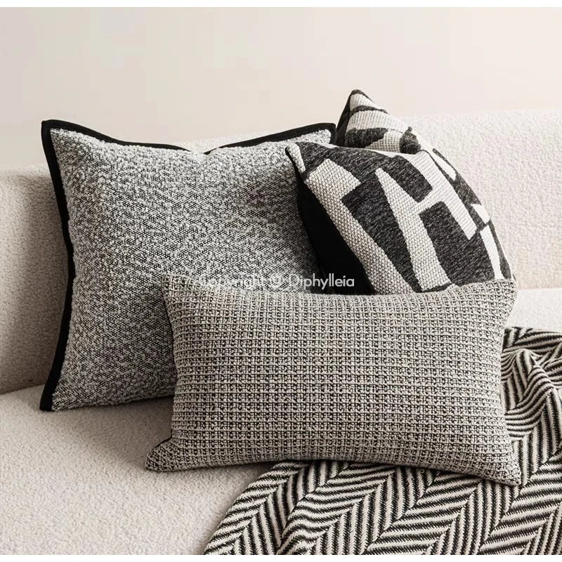 Coussin Bohème : Terracotta Jacquard Géométrique