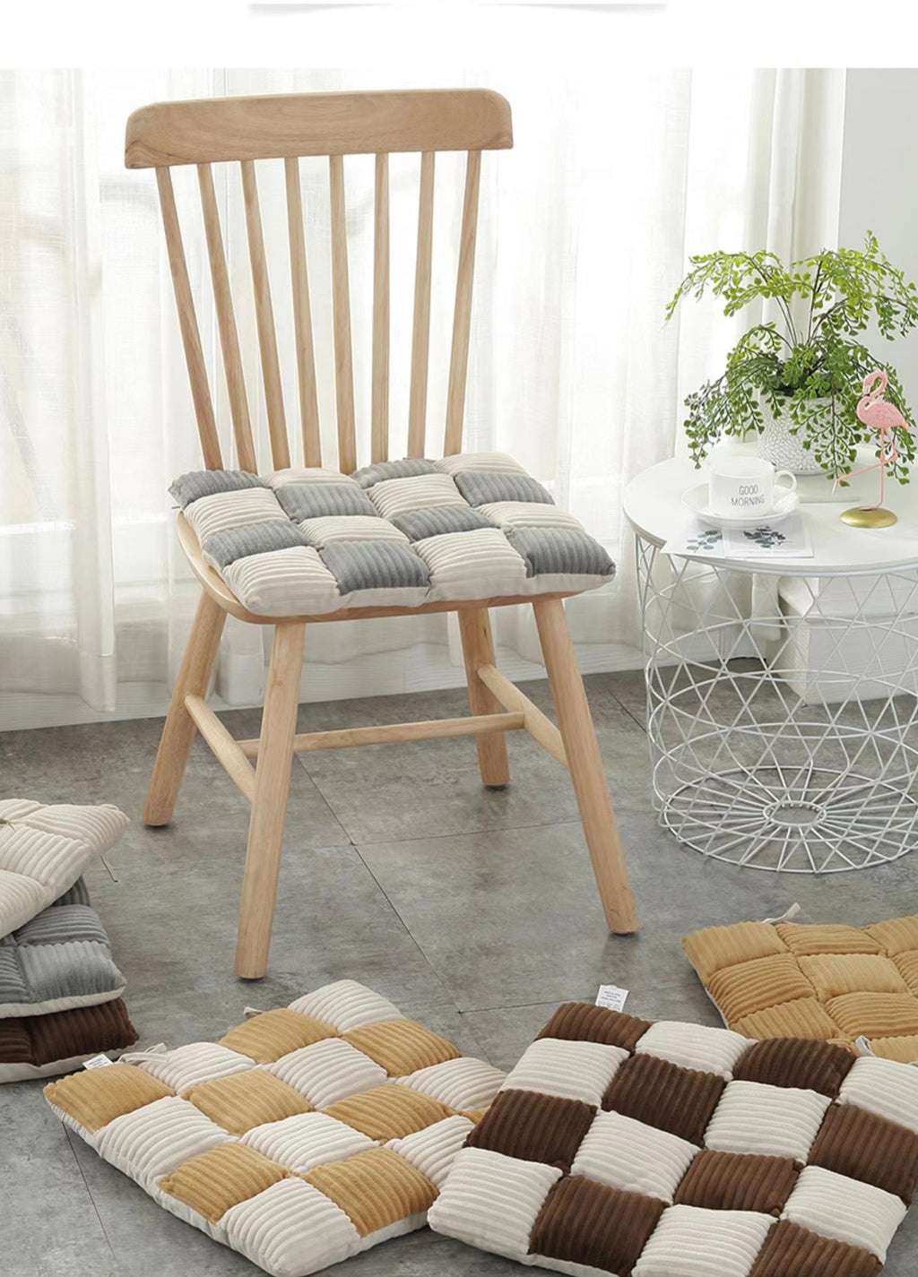 Coussin – Douceur Velours Côtelé, Confort Universel
