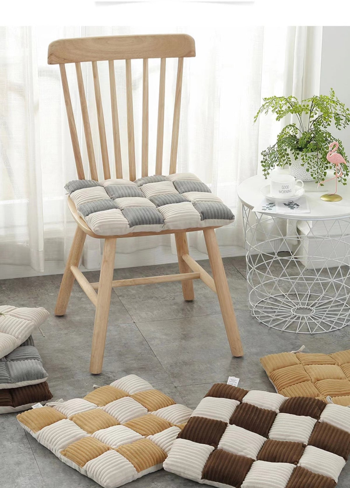 Coussin – Douceur Velours Côtelé, Confort Universel