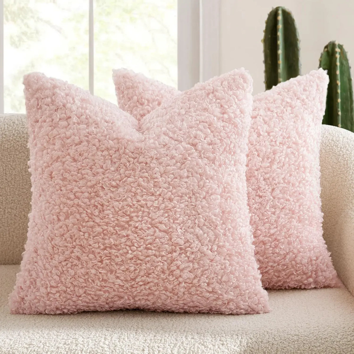 Coussin : Housse Polaire Mouton Douce & Épaisse