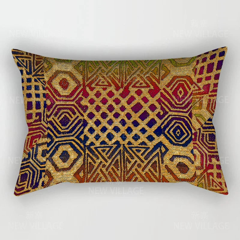 Coussin Déco : Housse Nordique Bohème Automne
