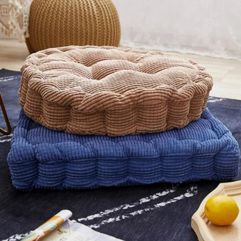 Coussin de Sol Rond – Méditation & Bien-être