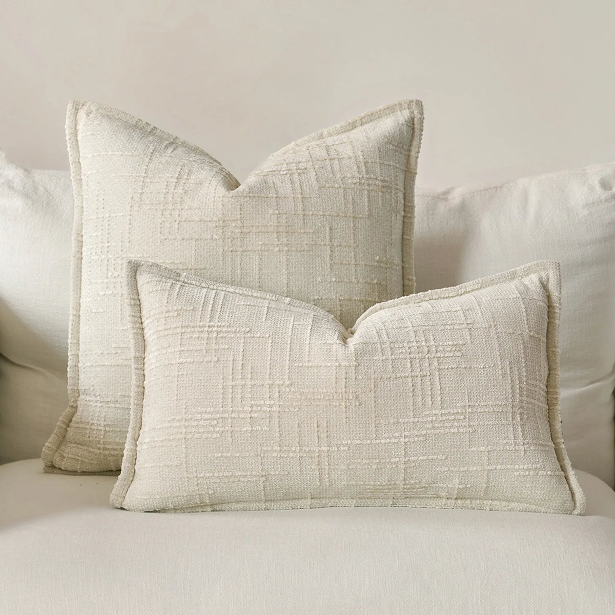 Coussin : Housse Chenille Épaisse & Confortable