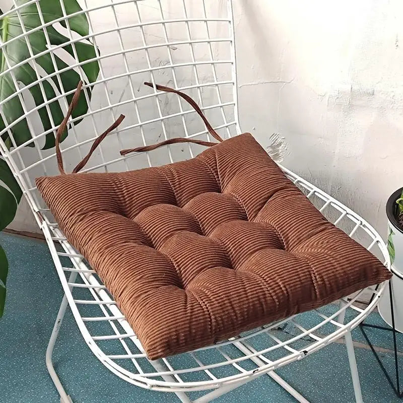 Coussin Velours Côtelé : Confort Doux pour Toute Assise