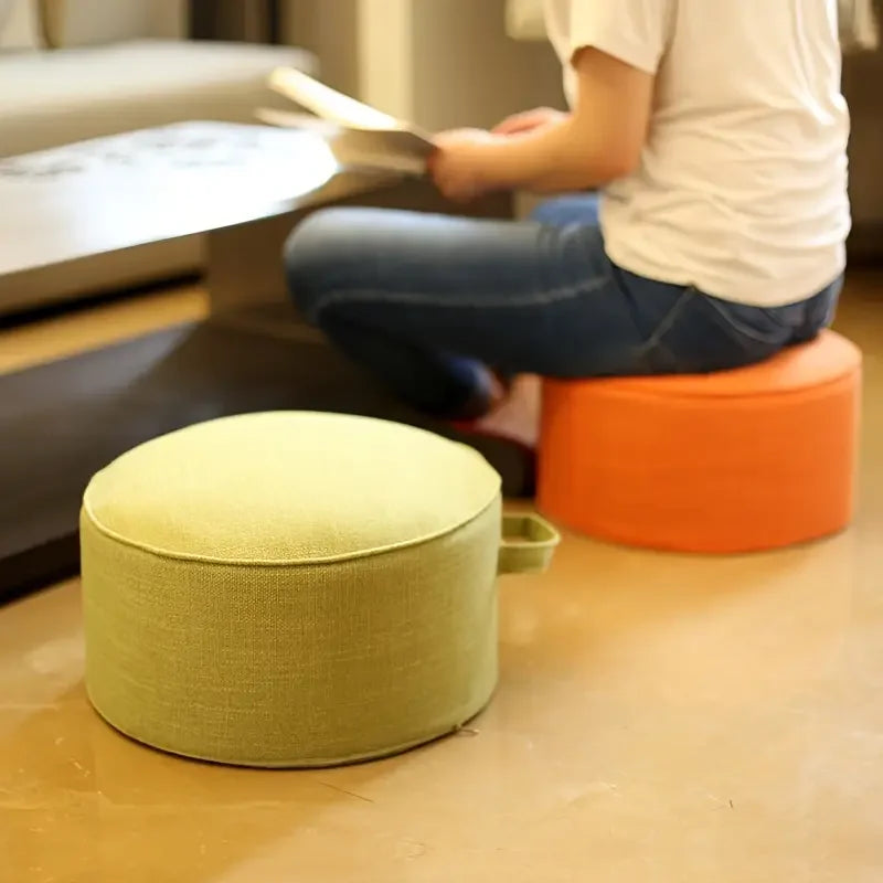 Coussin de sol : Pouf Tatami rond, déhoussable
