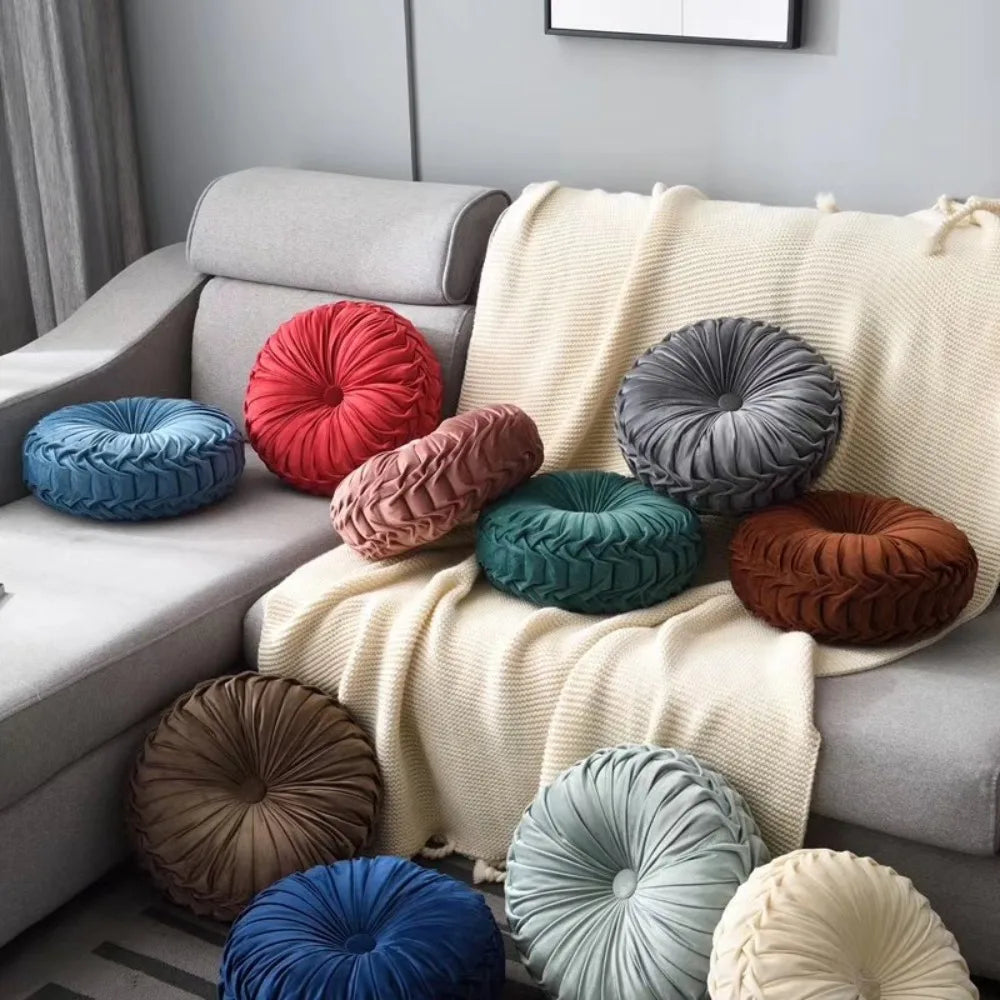 Coussin décoratif : citrouille, idéal canapé et sol