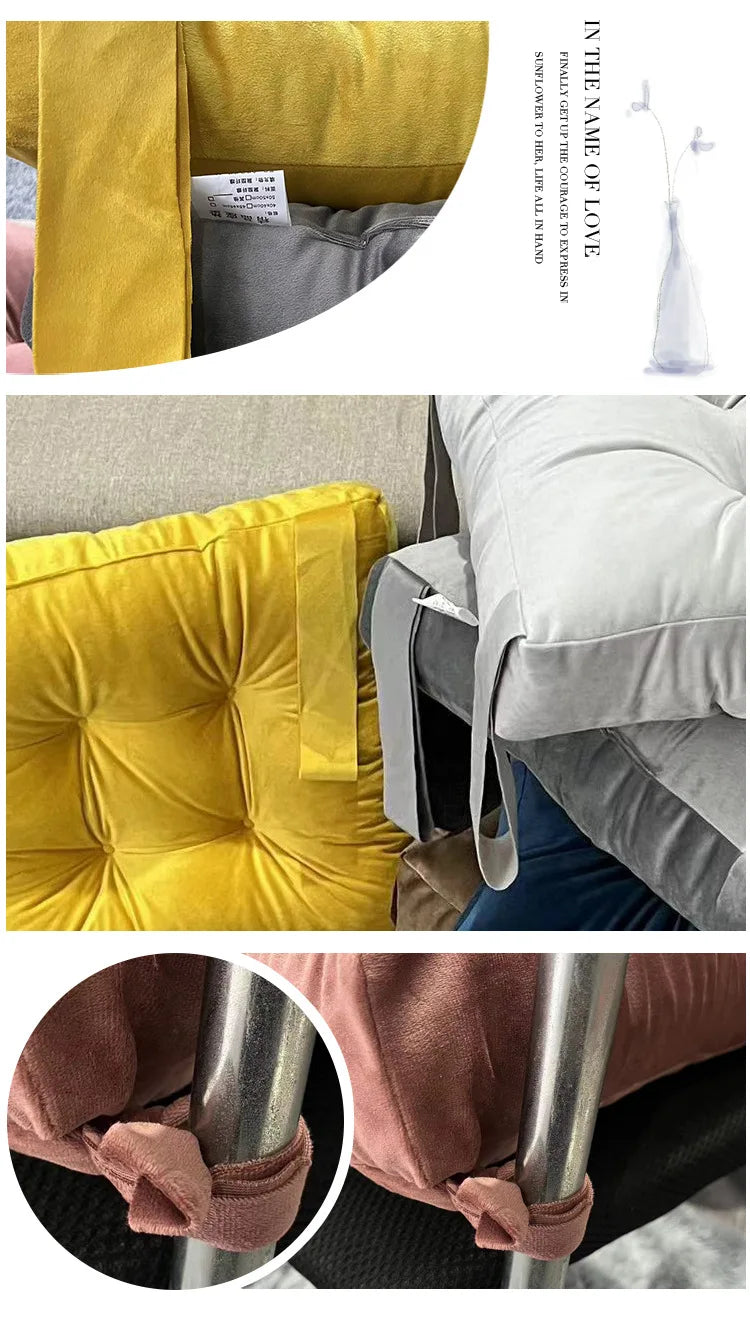 Coussin Tatami : Velours Côtelé Moelleux Épais