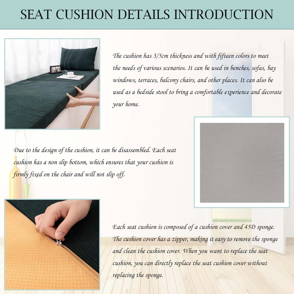 coussin salon de jardin terracotta