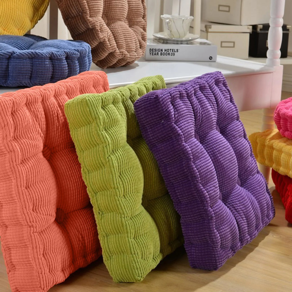 Coussin de Sol – Carré, Épais, pour Yoga et Détente
