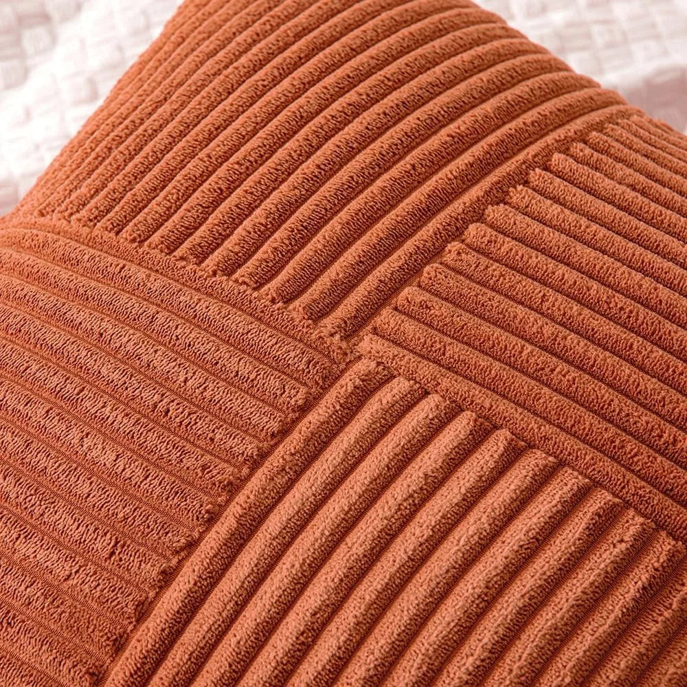 housse de coussin terracotta