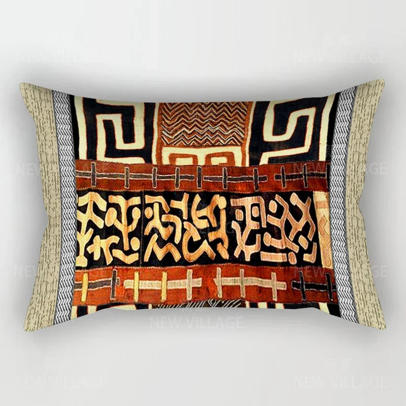 Coussin Déco : Housse Nordique Bohème Automne