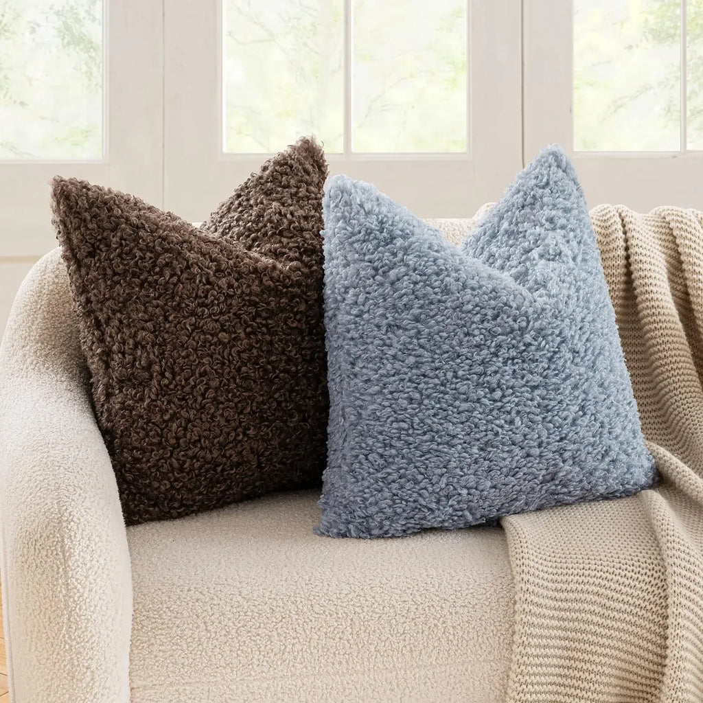 Coussin : Housse Polaire Mouton Douce & Épaisse