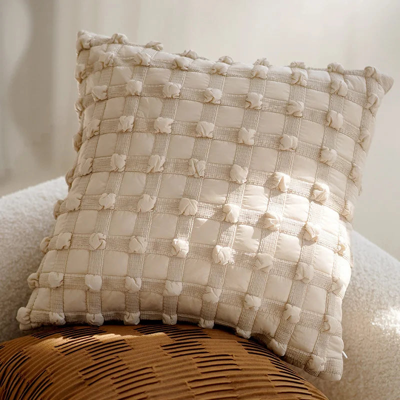 Coussin décoratif : Luxe Rétro Marron