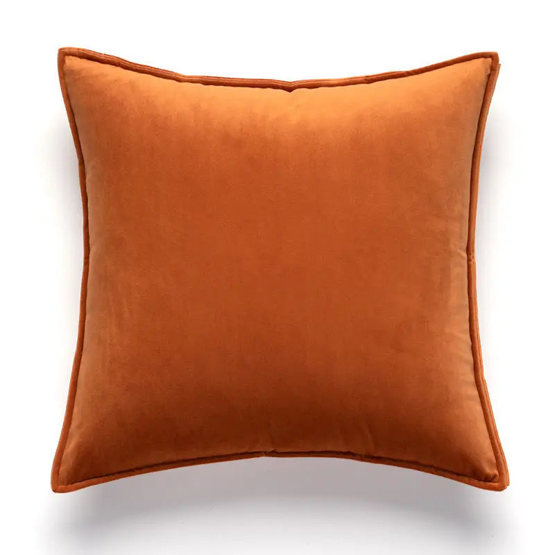 Coussin rond : Orange, Luxe Rétro Moderne