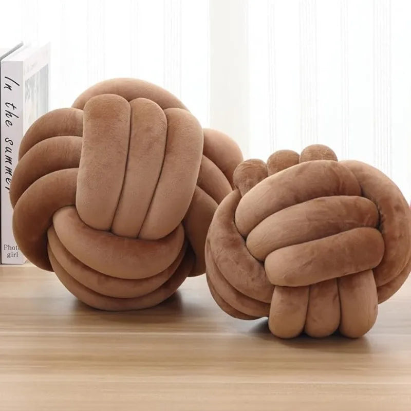 Coussin – Boule Décorative Nouée Douillette