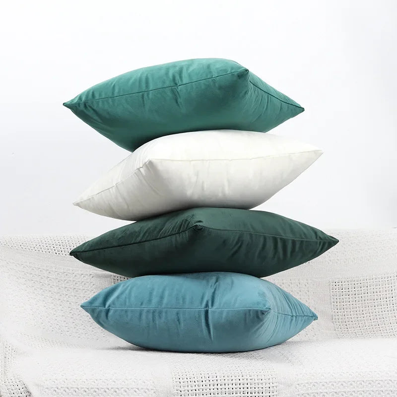 Coussin Velours : Housse Douce Déco Nordique