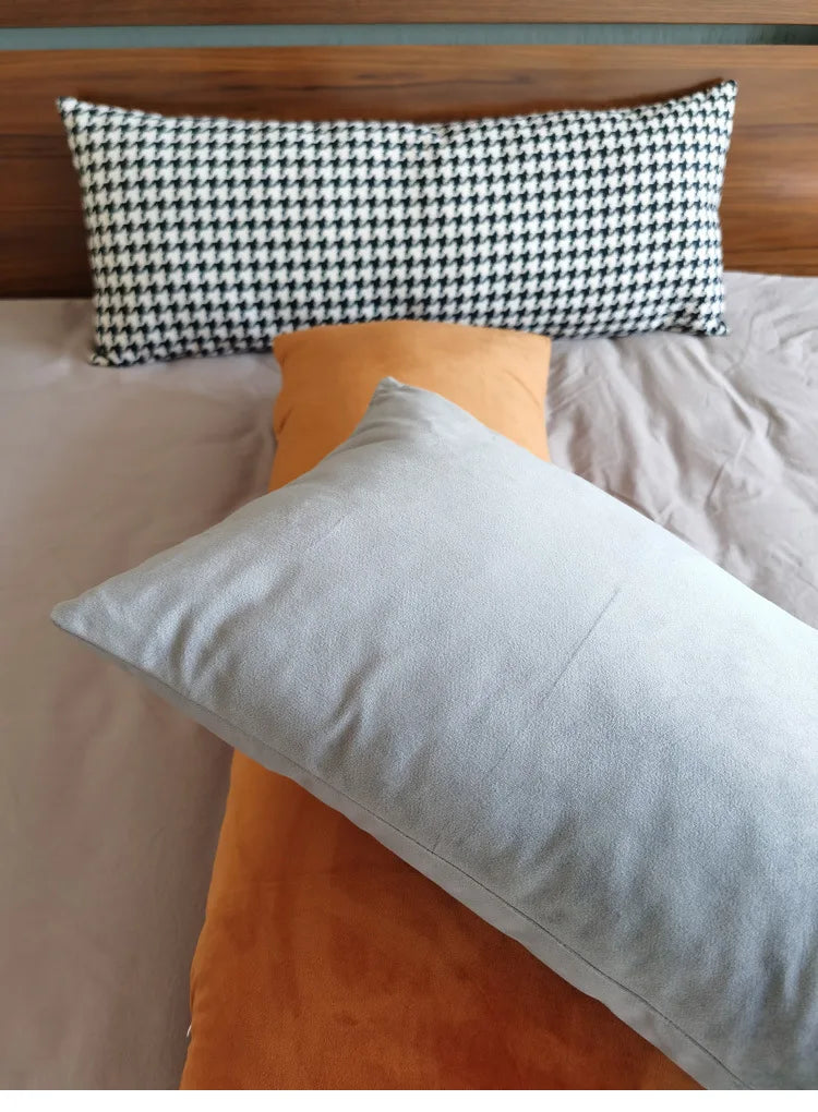 Coussin velours : Housse décorative rectangulaire