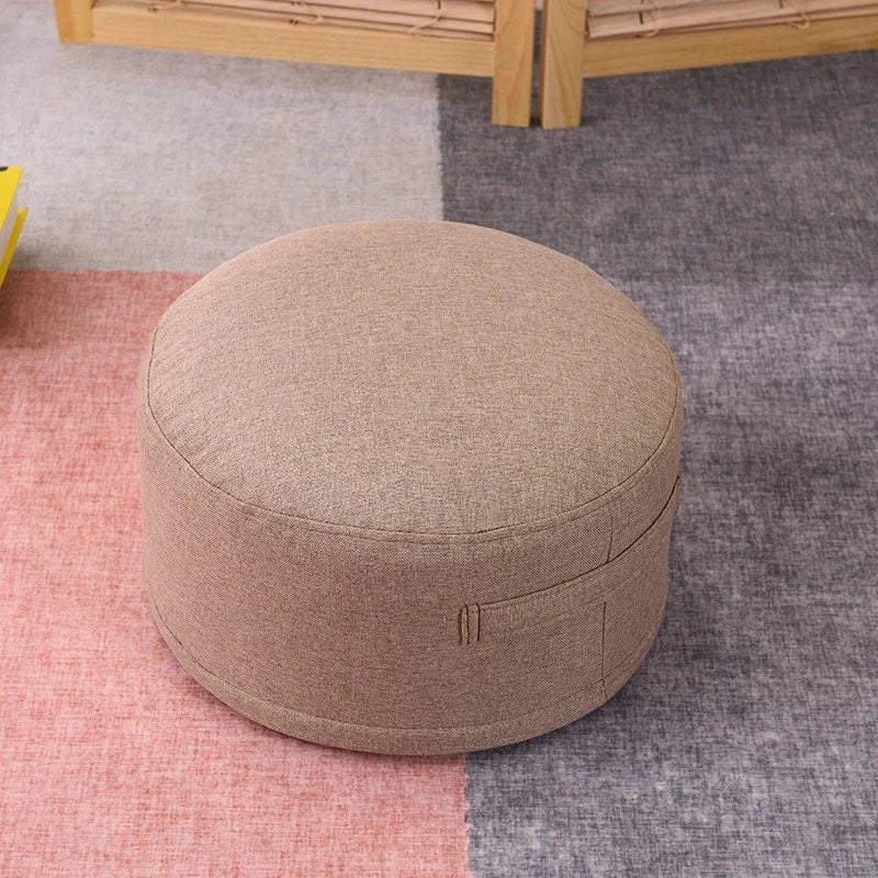 Coussin de sol : Pouf Tatami rond, déhoussable
