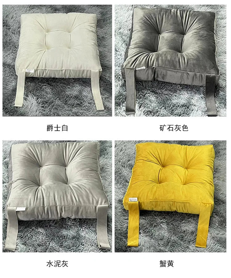 Coussin Tatami : Velours Côtelé Moelleux Épais