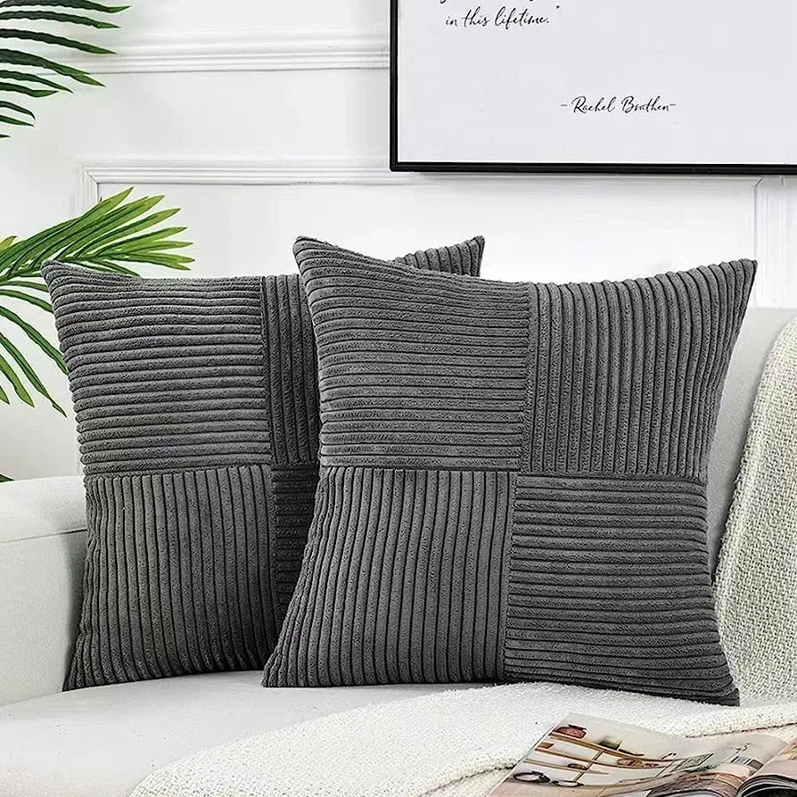 Coussin : Housse Velours Orange Brûlé Déco