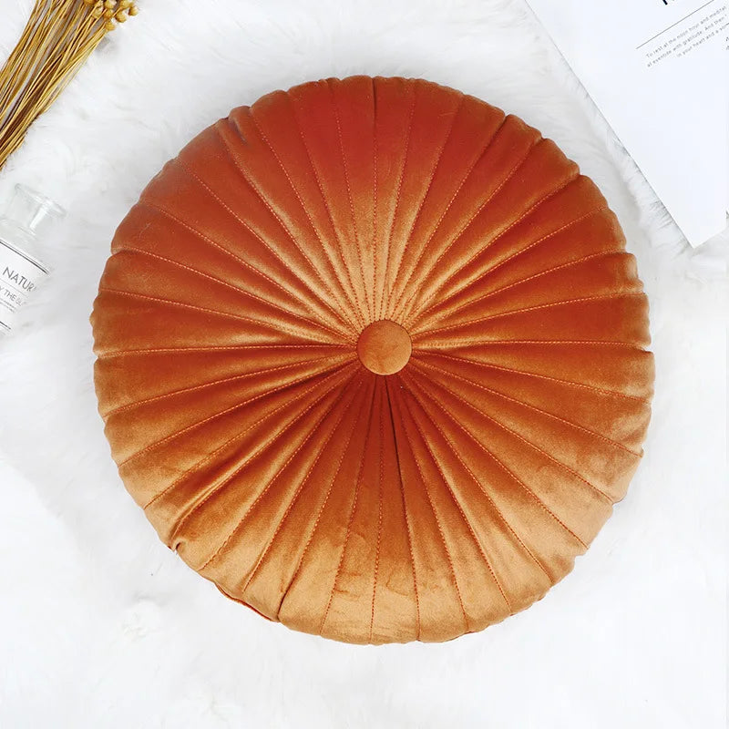 Coussin : Citrouille Nordique, Confort et Style Bonbon