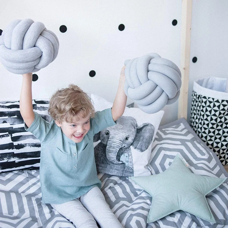 Coussin – Boule Décorative Nouée Douillette