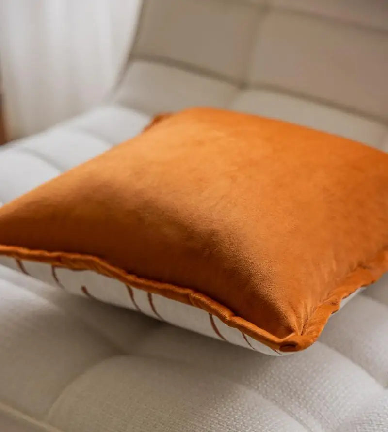 Coussin Déco : Housse Chenille Jacquard 45x45cm