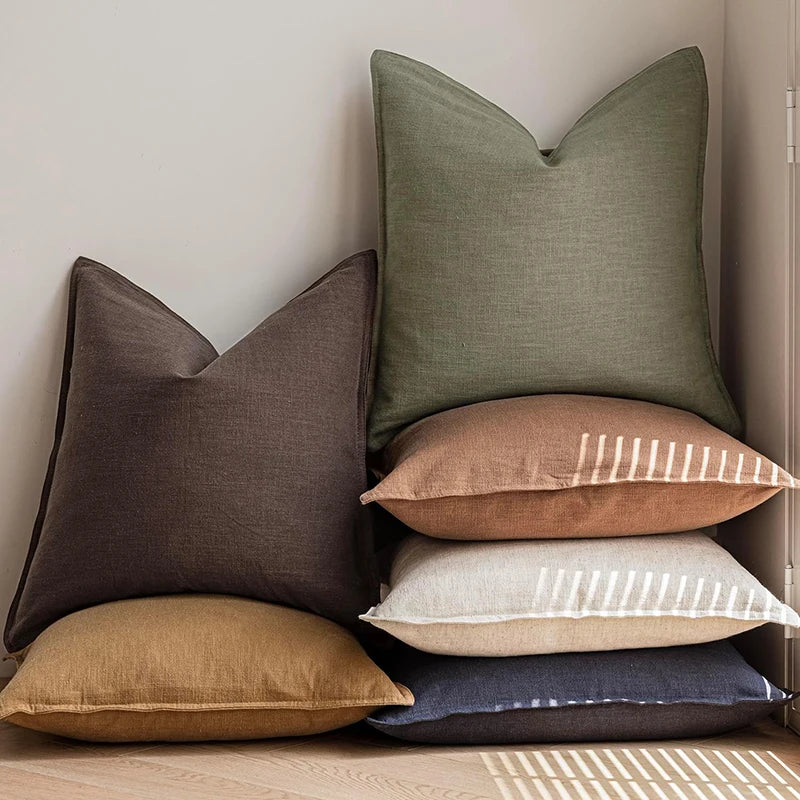 Coussin – Housse Déco Ramie Bohème Chic