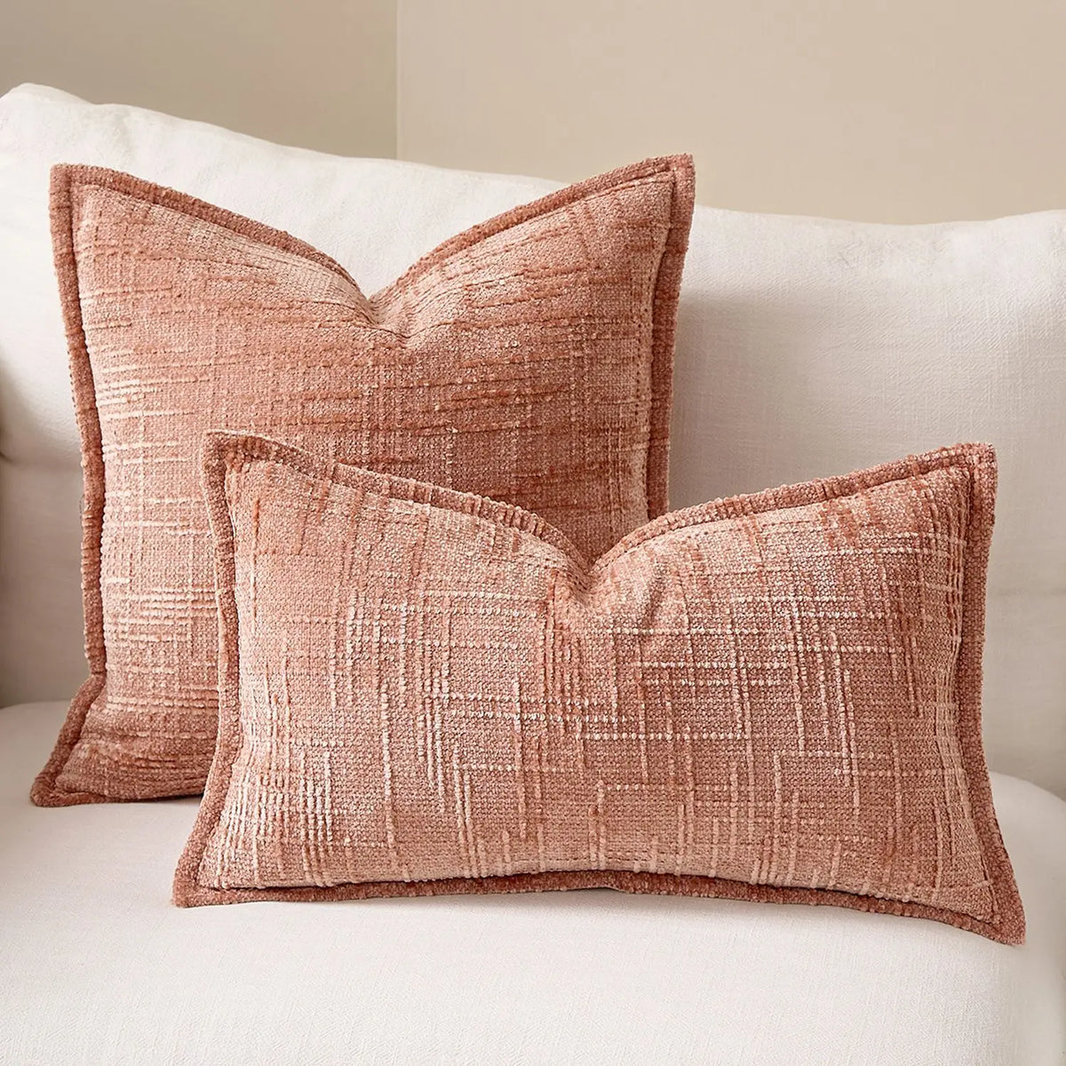 Coussin : Housse Chenille Épaisse & Confortable