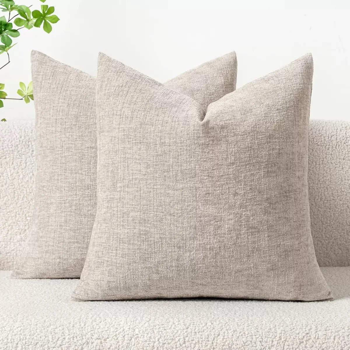 Coussin – Housse Décorative Géométrique Orange